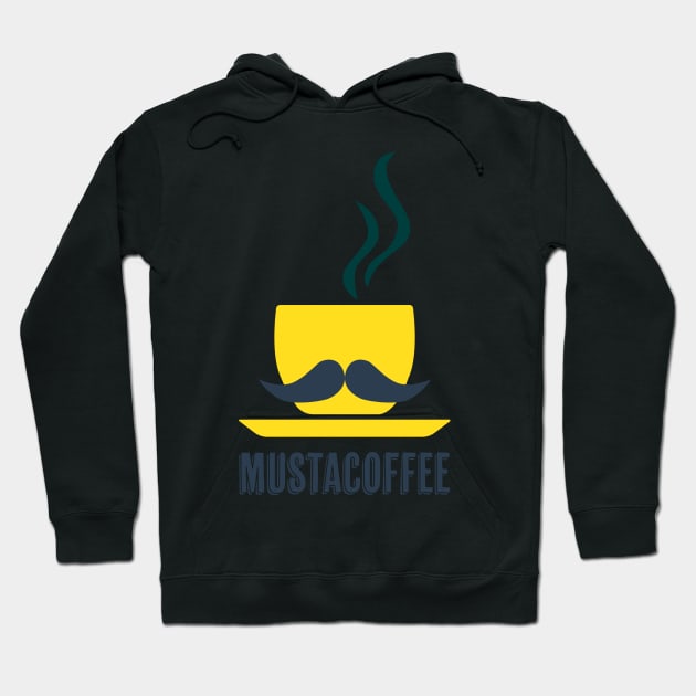 Mustacoffee Mustach and Coffee Hoodie by imagifa